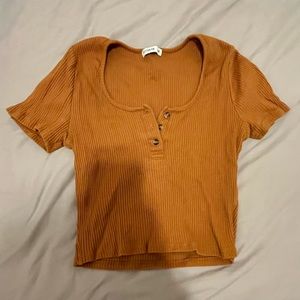 Orange crop top from Cotton On